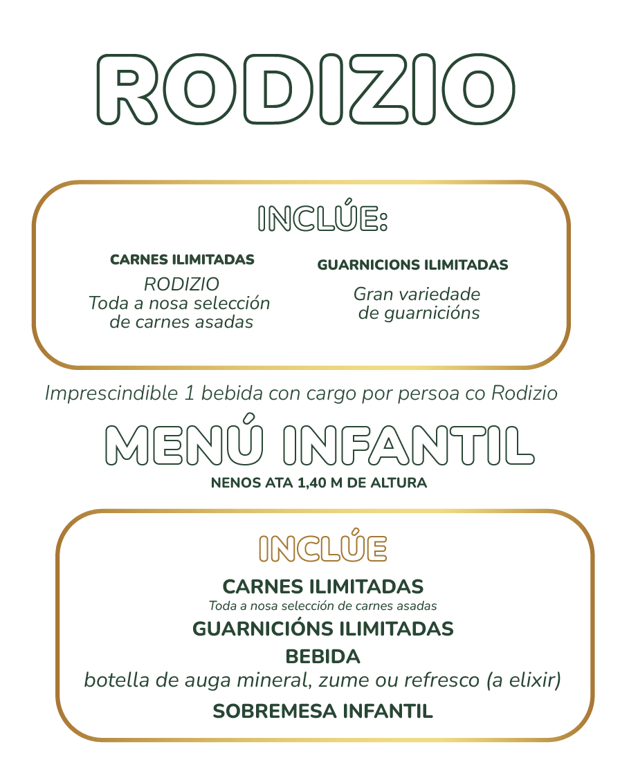 MENU RODIZIO