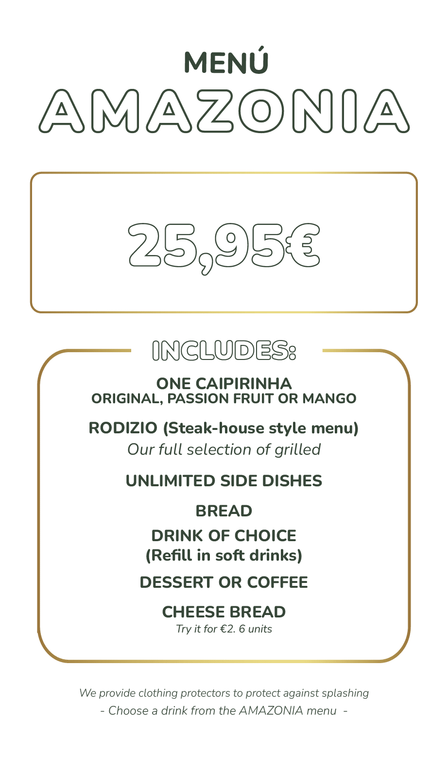Menu Amazonia