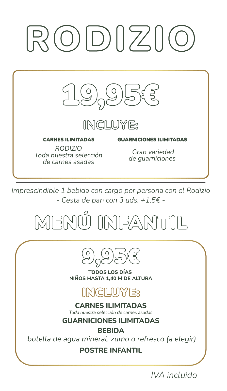 MENU RODIZIO