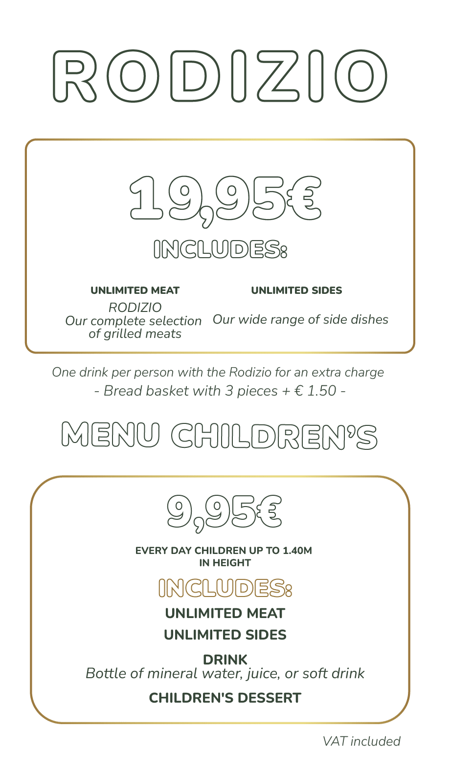 MENU RODIZIO