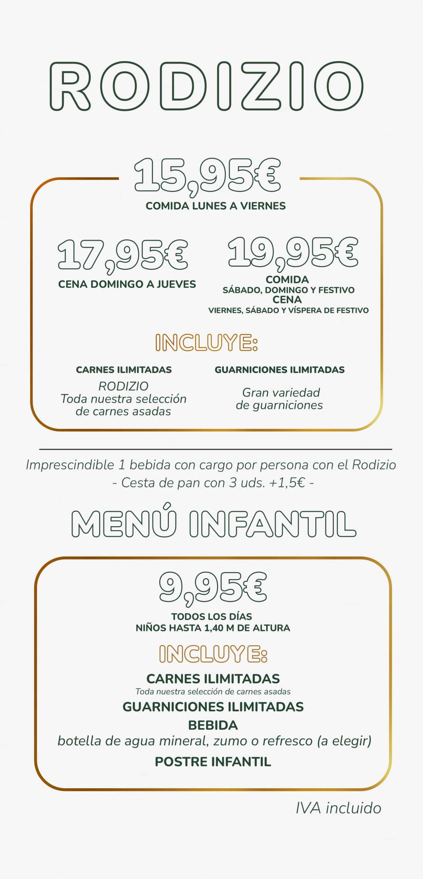 MENU RODIZIO